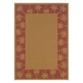thumbnail image 1 of Avalon Home Lindos Palm Border Indoor/Outdoor Area Rug, 1 of 2