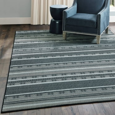 Avalon Home Logan Geometric Stripes Area Rug or Runner, Multiple Sizes