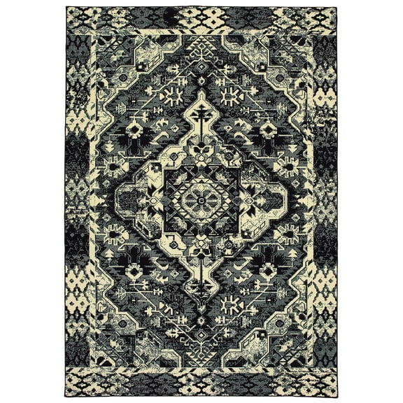 Avalon Home Logan Tribal Medallion Area Rug or Runner, Multiple Sizes