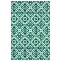 Avalon Home Mackay Floral Lattice Indoor/Outdoor Area Rug