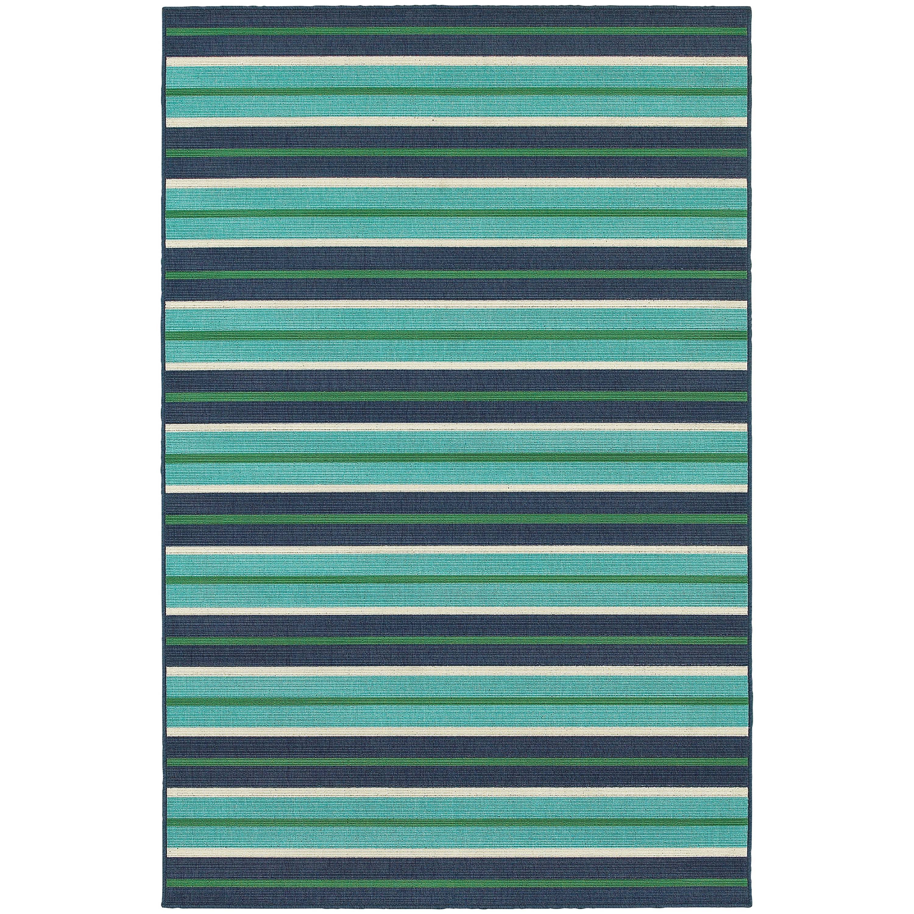Avalon Home Mackay Horizontal Stripes Indoor/Outdoor Area Rug - Walmart.com
