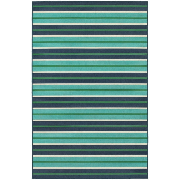 Avalon Home Mackay Horizontal Stripes Indoor/Outdoor Area Rug
