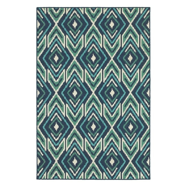 Avalon Home Mackay Ikat Diamonds Indoor/Outdoor Area Rug - Walmart.com