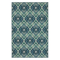 Avalon Home Mackay Ikat Diamonds Indoor/Outdoor Area Rug