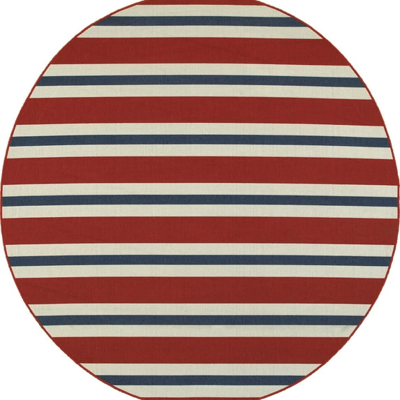 Avalon Home Mackay Nautical Stripe Indoor/Outdoor Area Rug