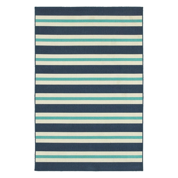 Avalon Home Mackay Nautical Stripe Indoor/Outdoor Area Rug