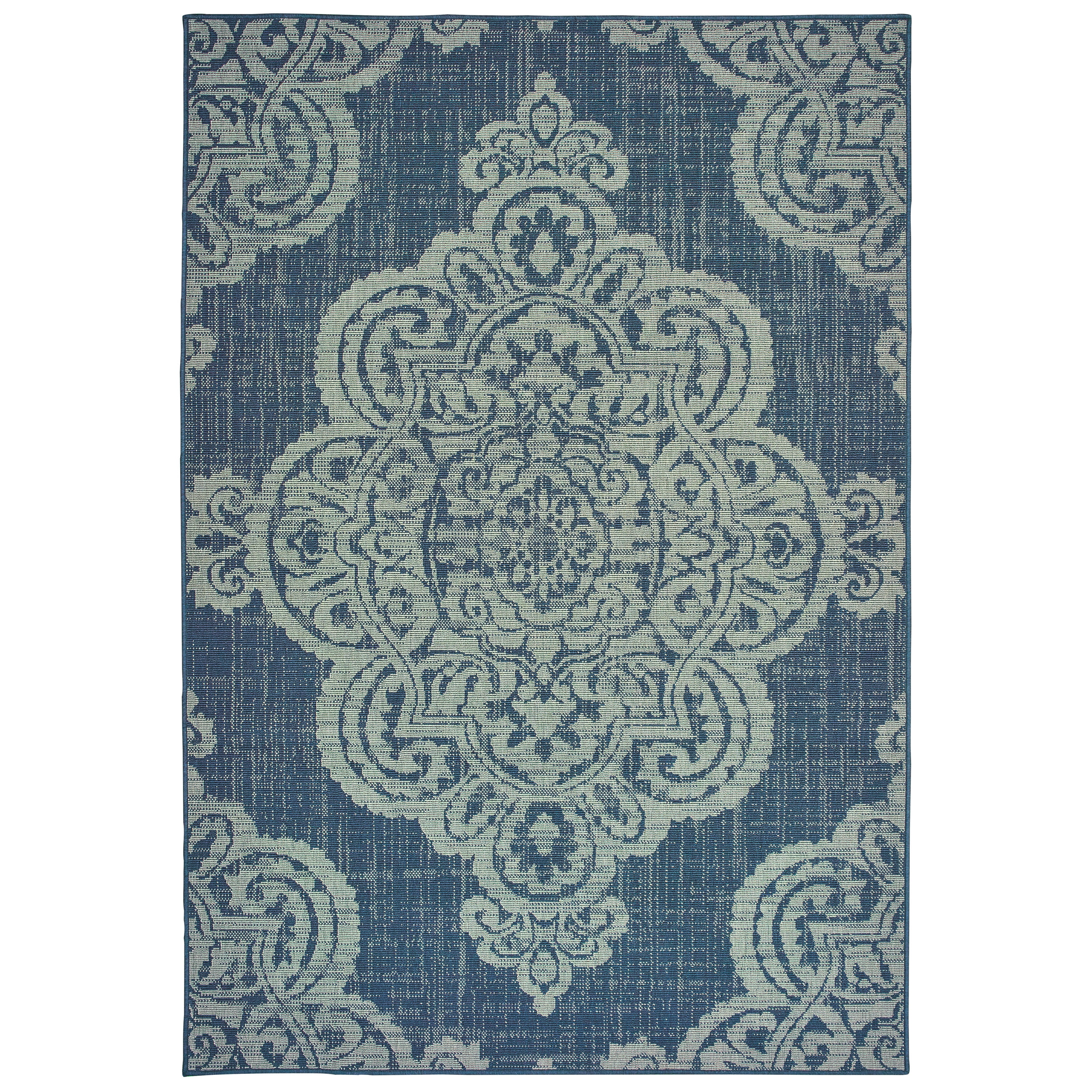 Avalon Home Mackinaw Center Medallion Indoor/Outdoor Area Rug