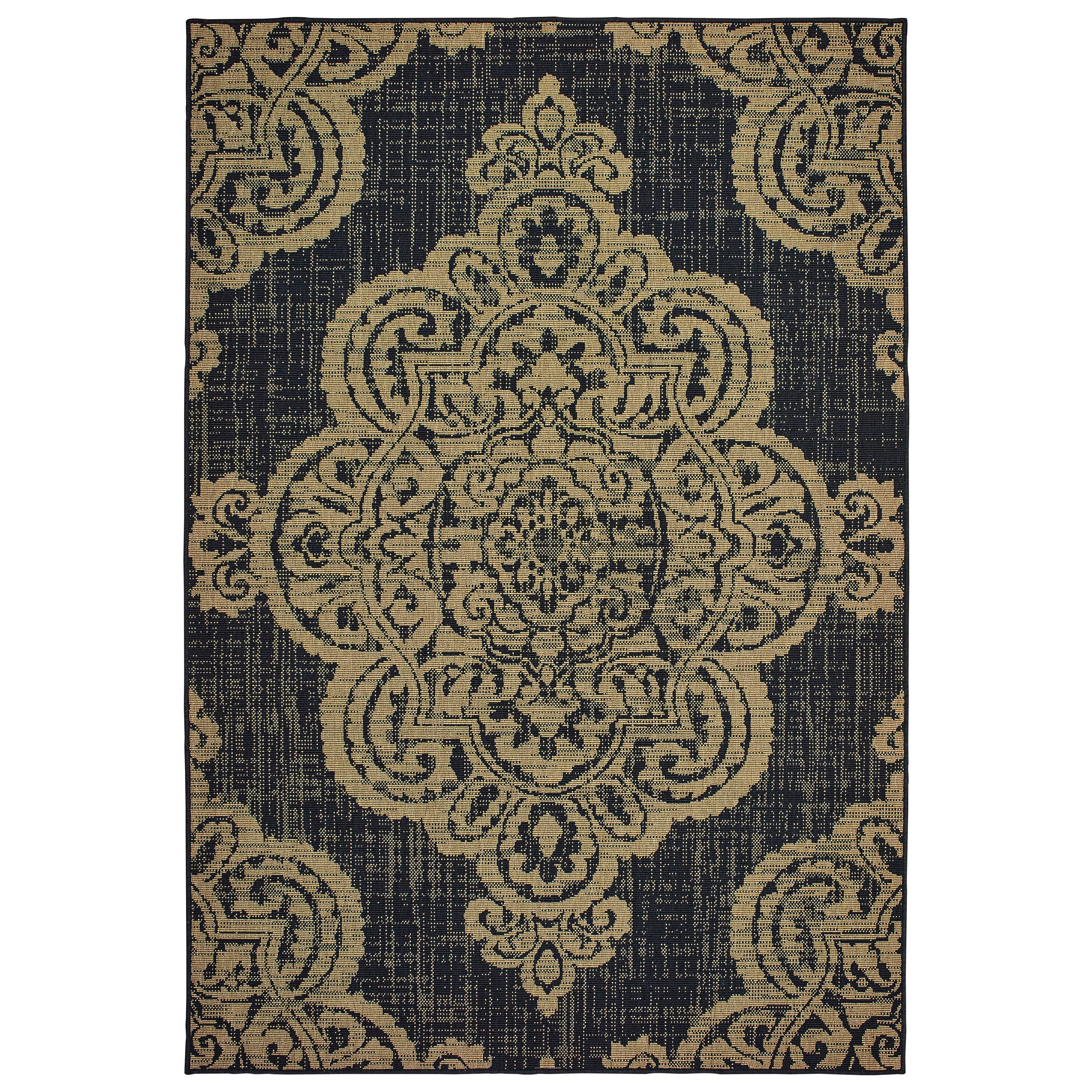 Avalon Home Mackinaw Center Medallion Indoor/Outdoor Area Rug