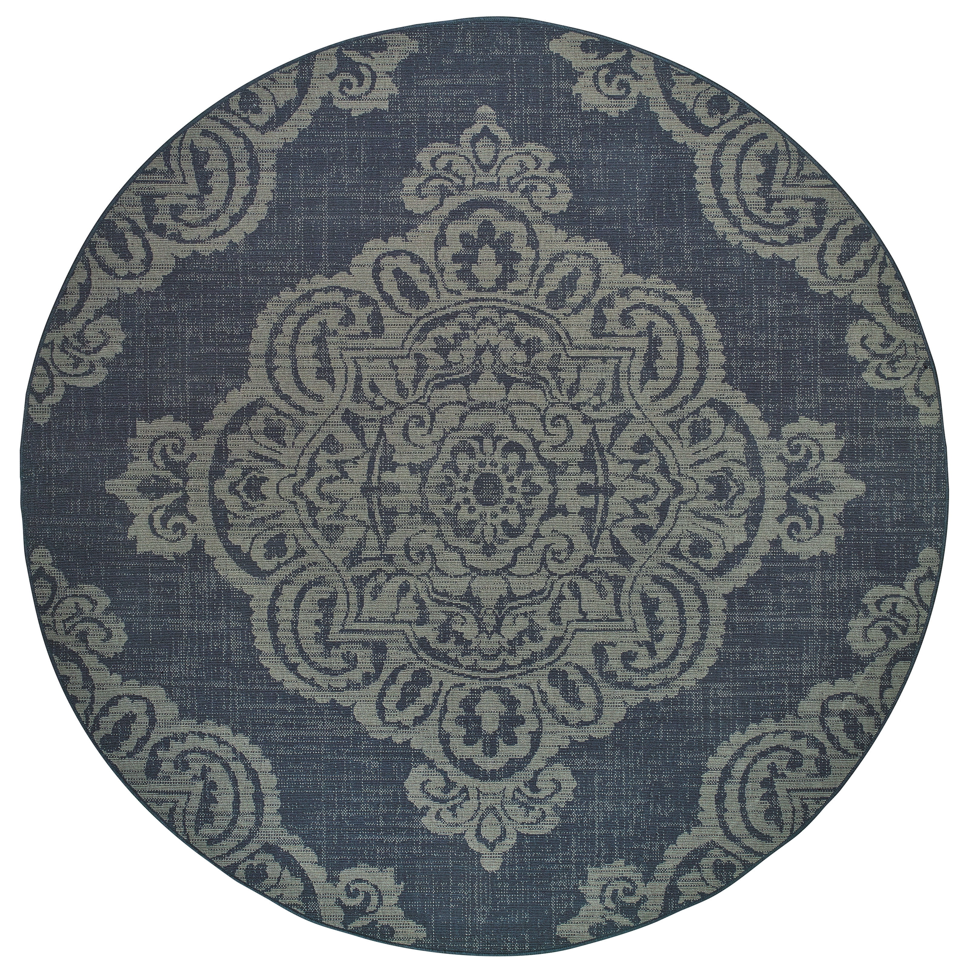 Avalon Home Mackinaw Center Medallion Indoor/Outdoor Area Rug