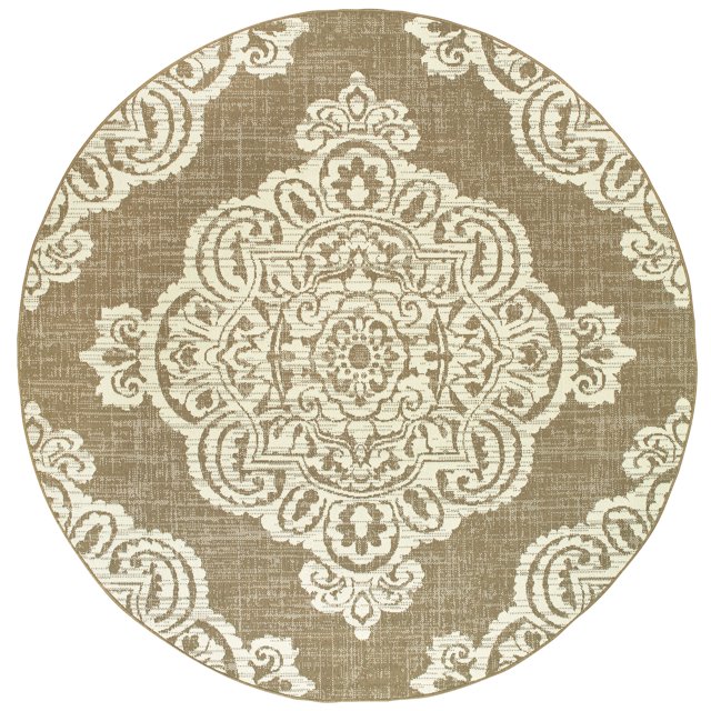 Avalon Home Mackinaw Center Medallion Indoor/Outdoor Area Rug - Walmart.com