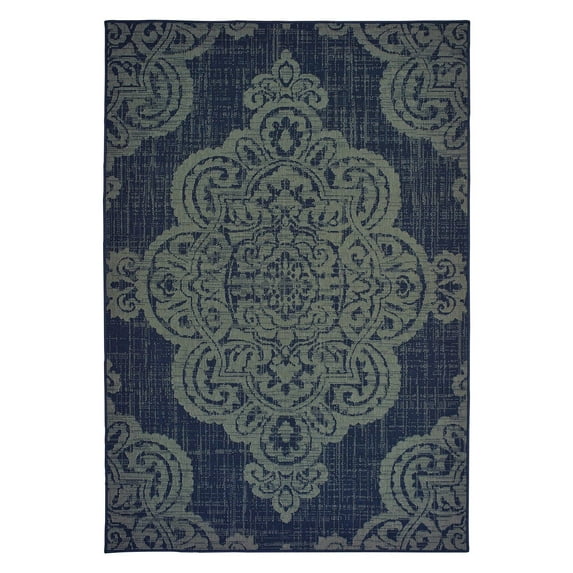Avalon Home Mackinaw Center Medallion Indoor/Outdoor Area Rug