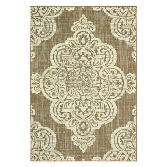 Avalon Home Mackinaw Center Medallion Indoor/Outdoor Area Rug