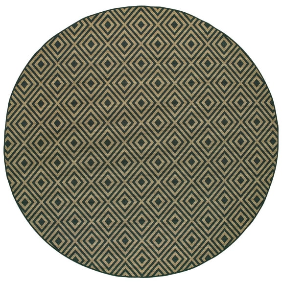 Avalon Home Mackinaw Diamonds Indoor/Outdoor Area Rug
