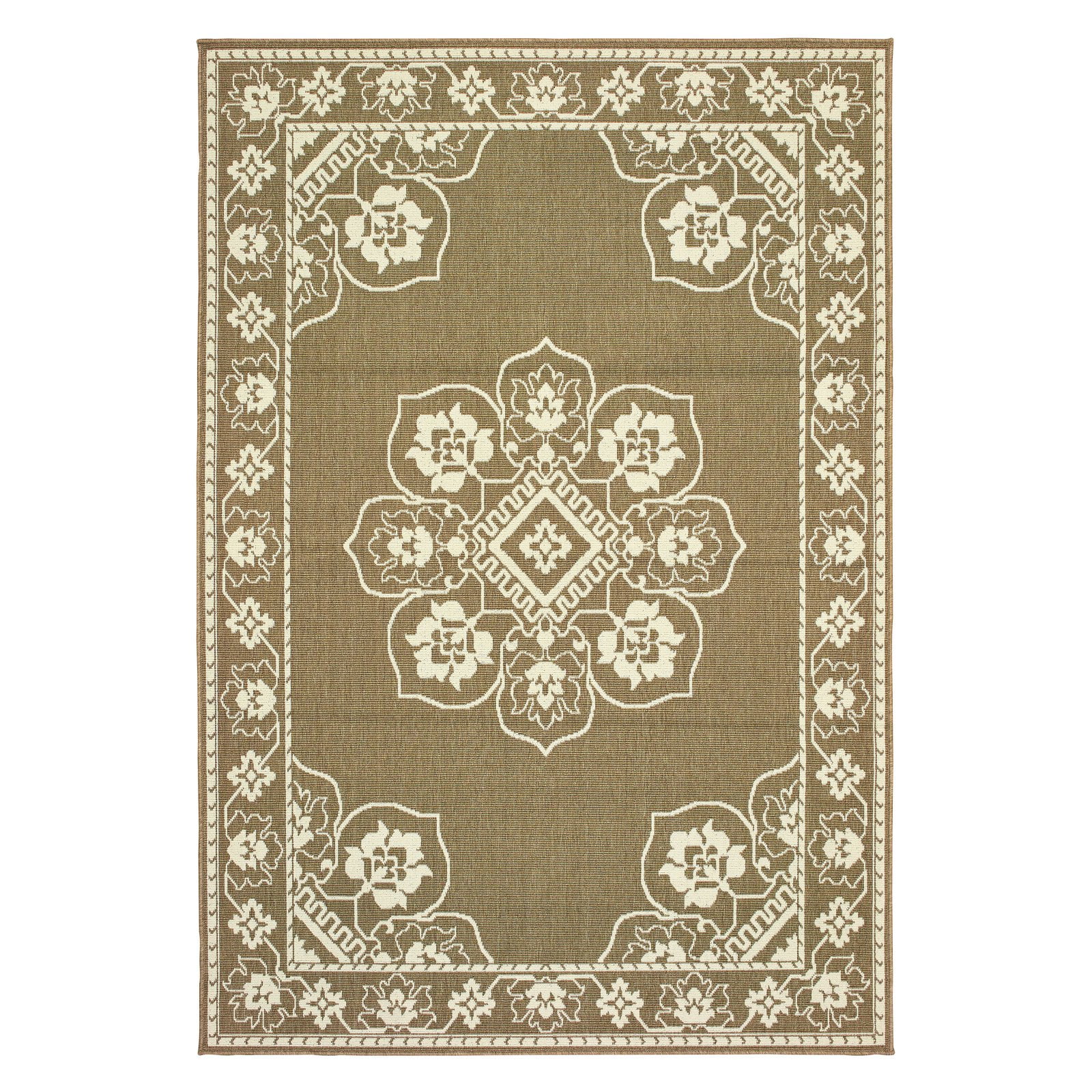 Avalon Home Mackinaw Floral Medallion Indoor/Outdoor Area Rug