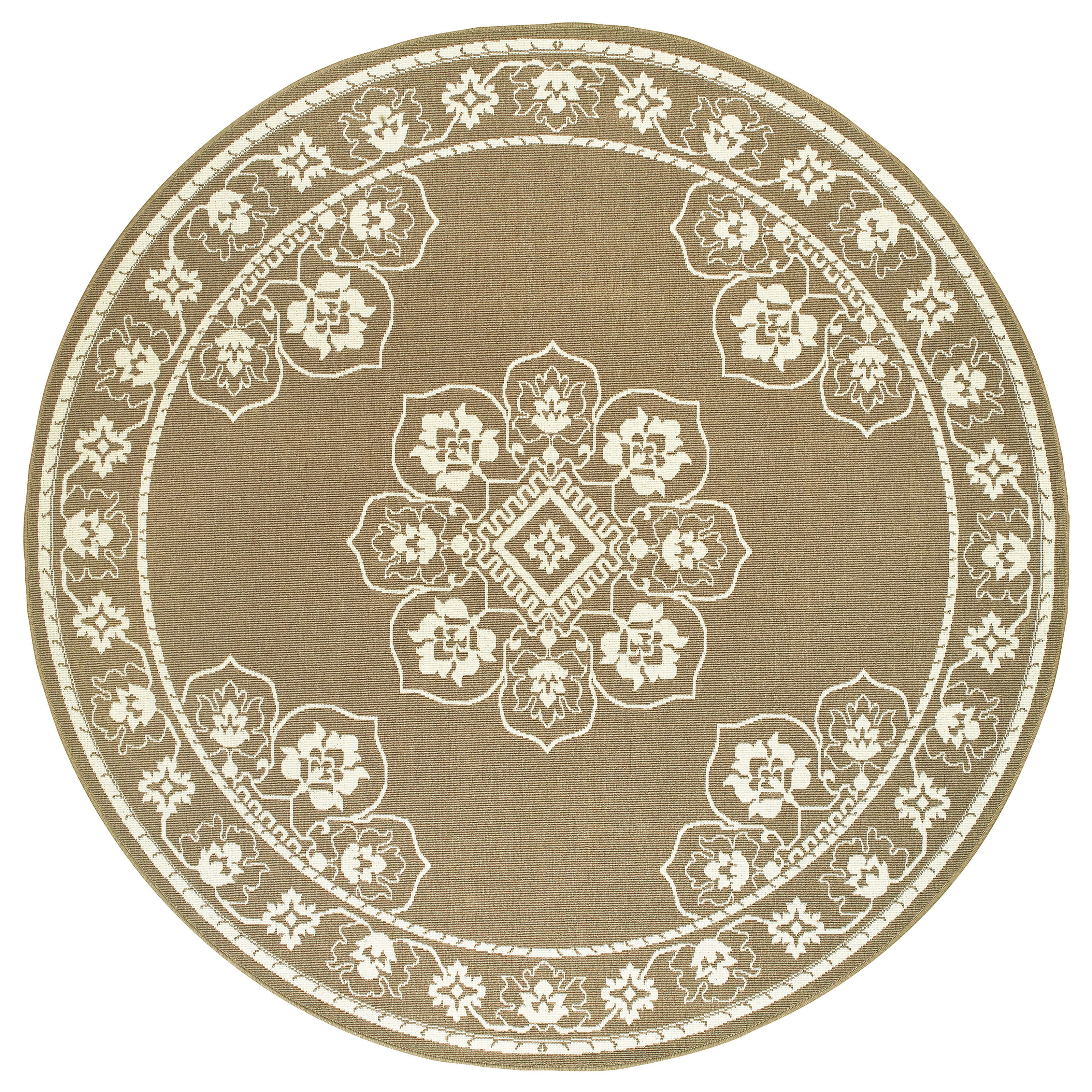 Avalon Home Mackinaw Floral Medallion Indoor/Outdoor Area Rug