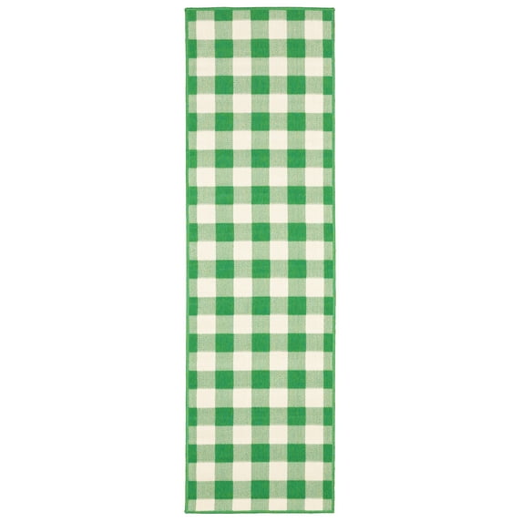 Avalon Home Mackinaw Gingham Check Indoor/Outdoor Area Rug