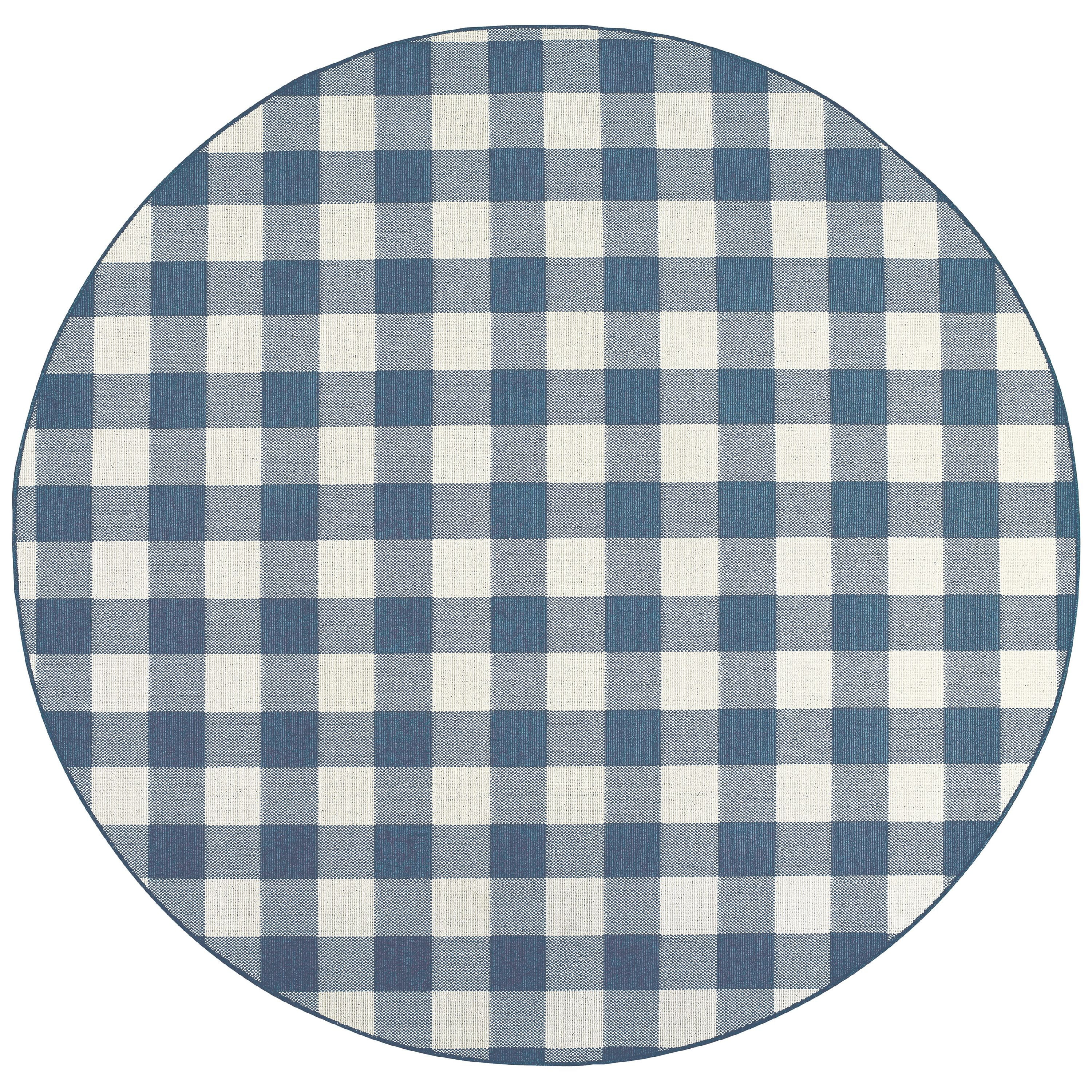 Avalon Home Mackinaw Gingham Check Indoor/Outdoor Area Rug