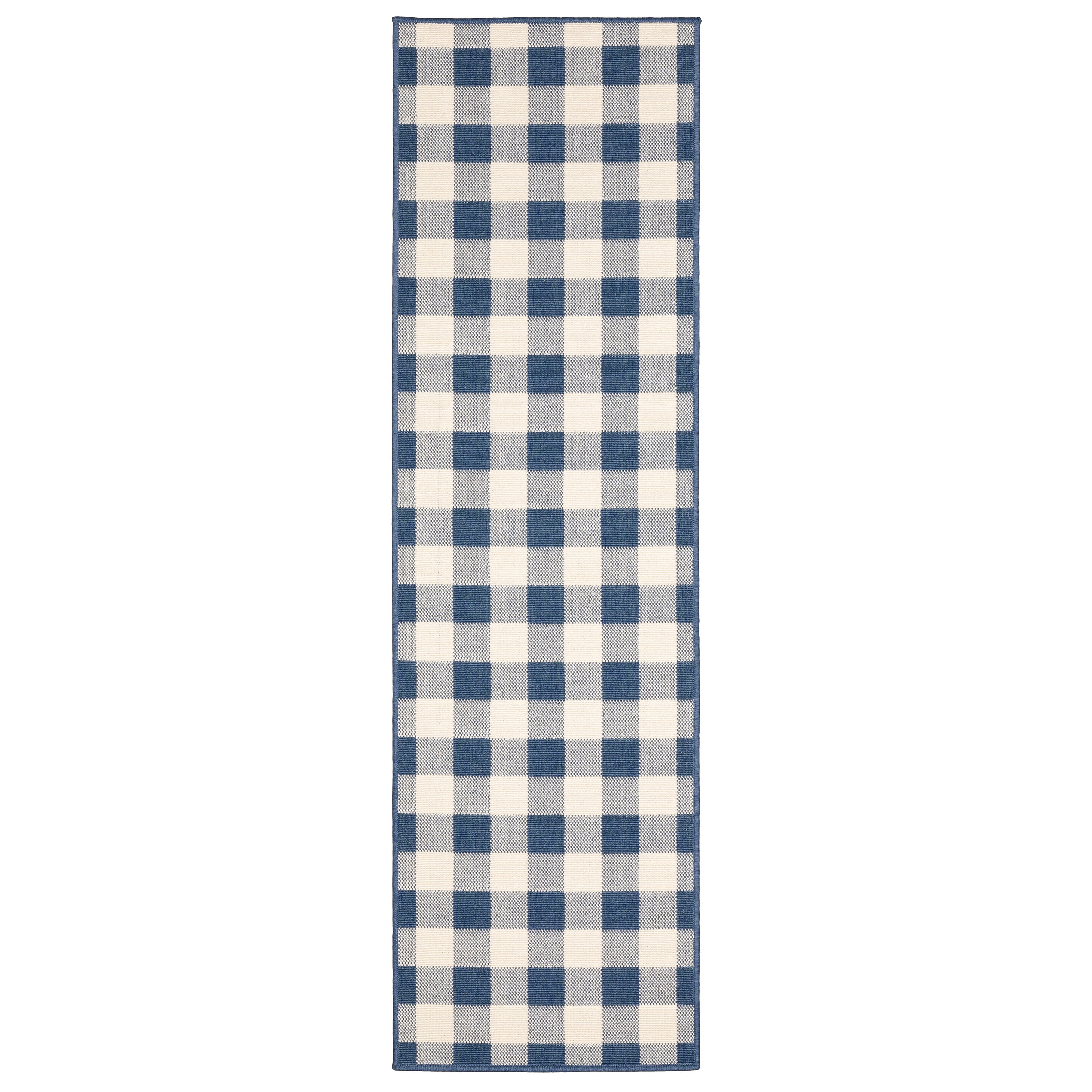 Avalon Home Mackinaw Gingham Check Indoor/Outdoor Area Rug