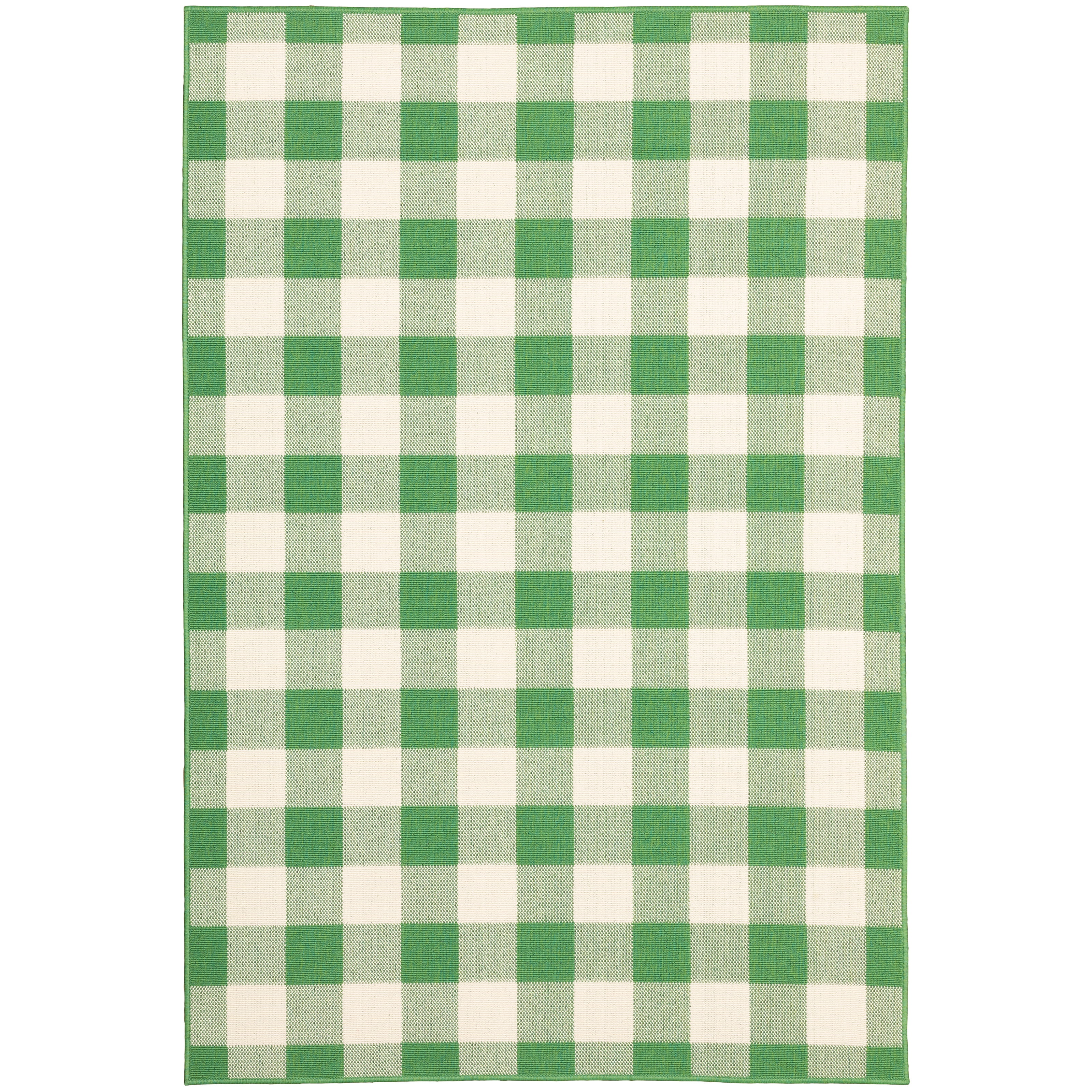 Avalon Home Mackinaw Gingham Check Indoor/Outdoor Area Rug