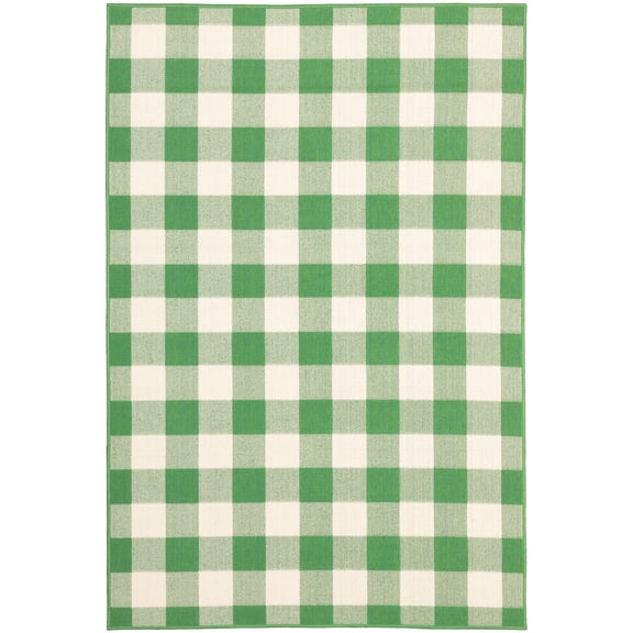 Avalon Home Mackinaw Gingham Check Indoor/Outdoor Area Rug