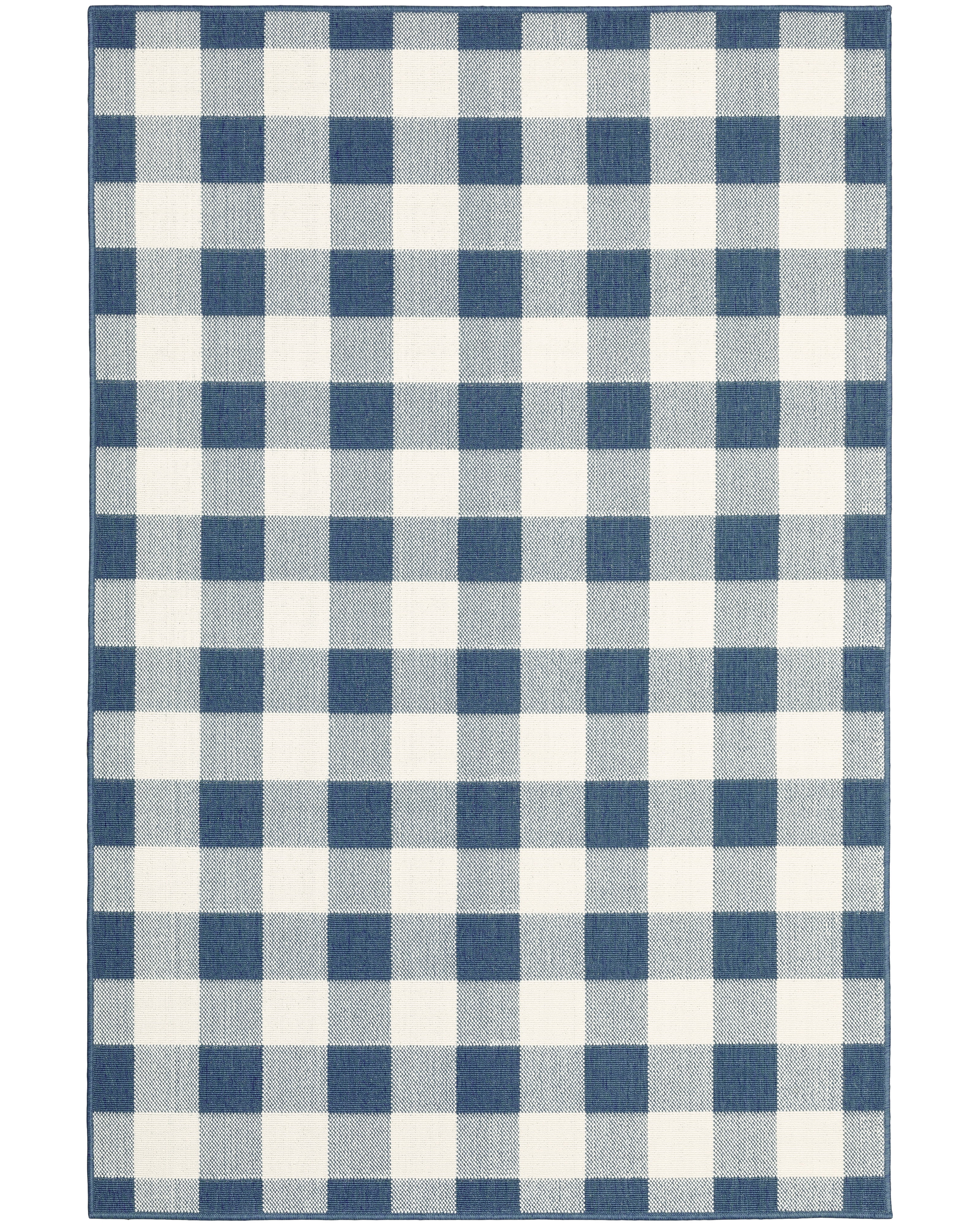 Avalon Home Mackinaw Gingham Check Indoor/Outdoor Area Rug