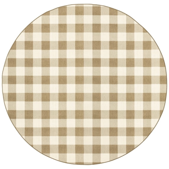 Avalon Home Mackinaw Gingham Check Indoor/Outdoor Area Rug