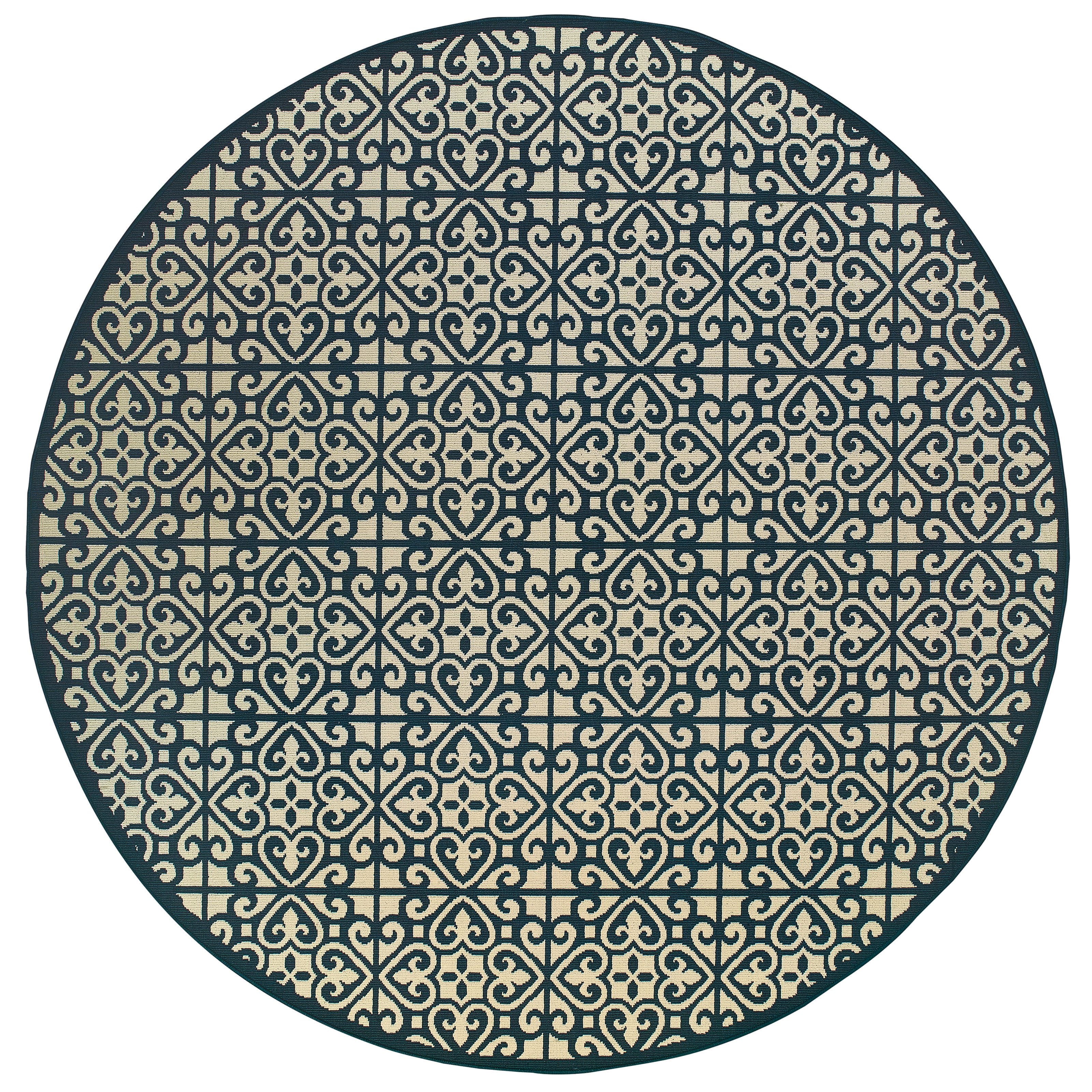 Avalon Home Mackinaw Intricate Tile Indoor/Outdoor Area Rug