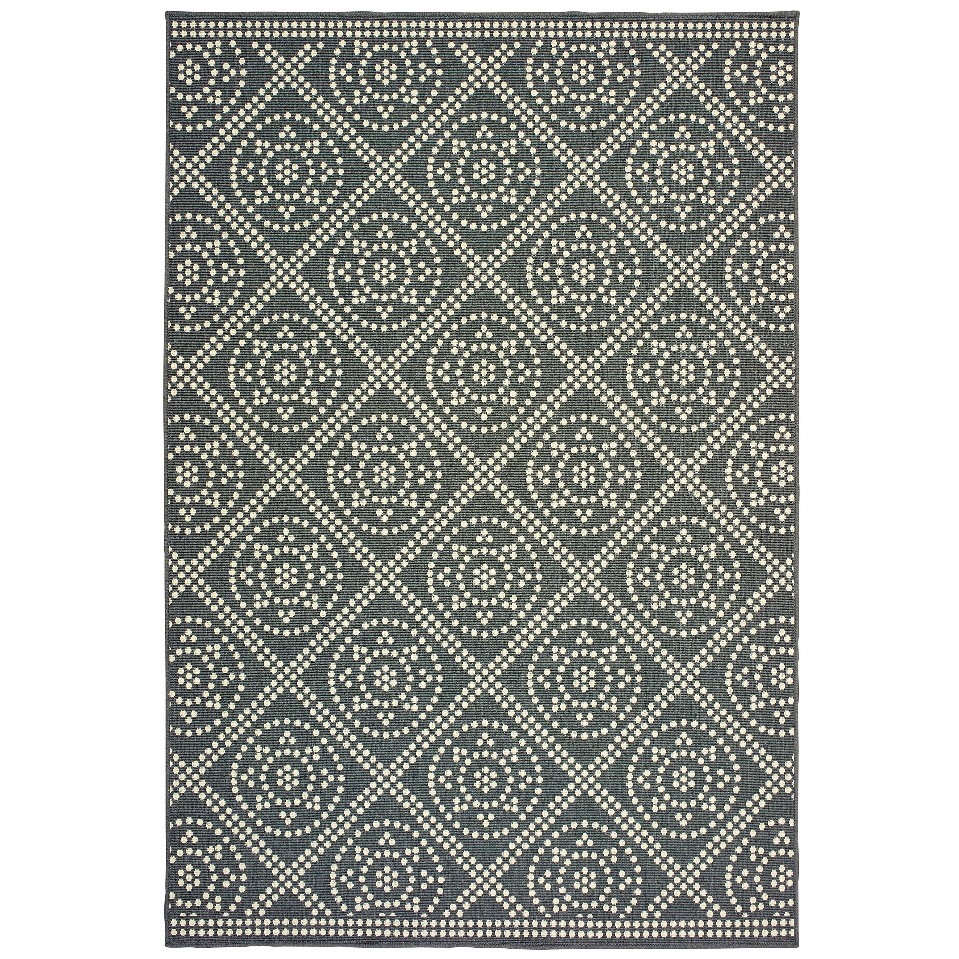 Avalon Home Mackinaw Medallion Trellis Indoor/Outdoor Area Rug