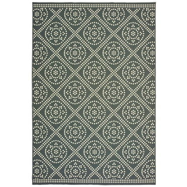 Avalon Home Mackinaw Medallion Trellis Indoor/Outdoor Area Rug