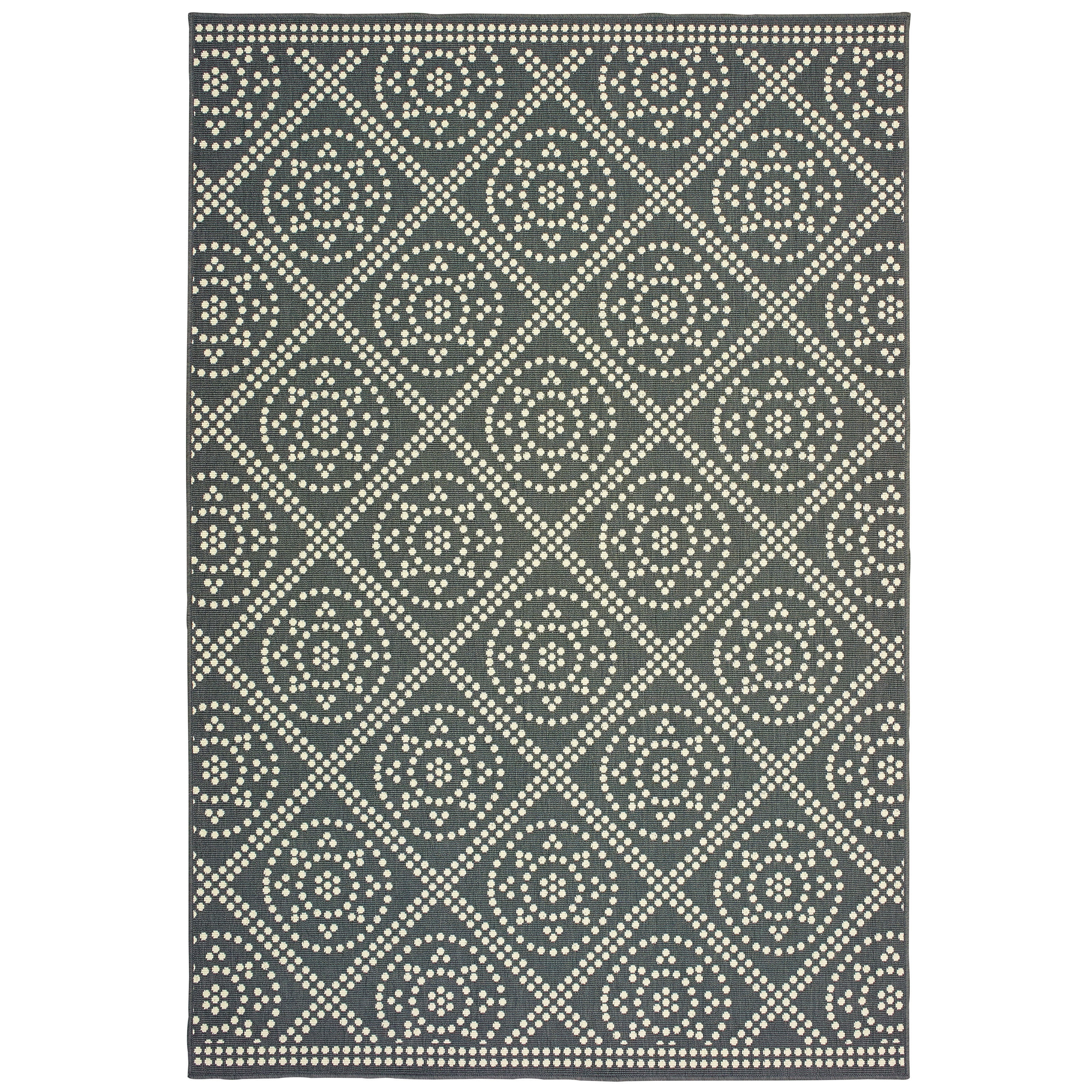 Avalon Home Mackinaw Medallion Trellis Indoor/Outdoor Area Rug