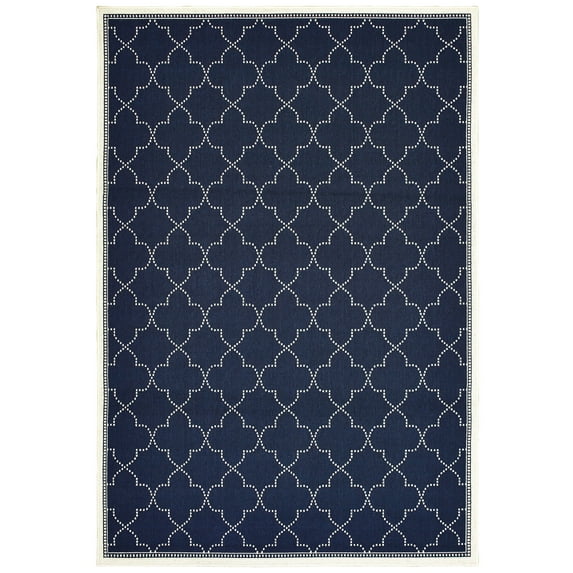 Avalon Home Mackinaw Scallop Lattice Indoor/Outdoor Area Rug
