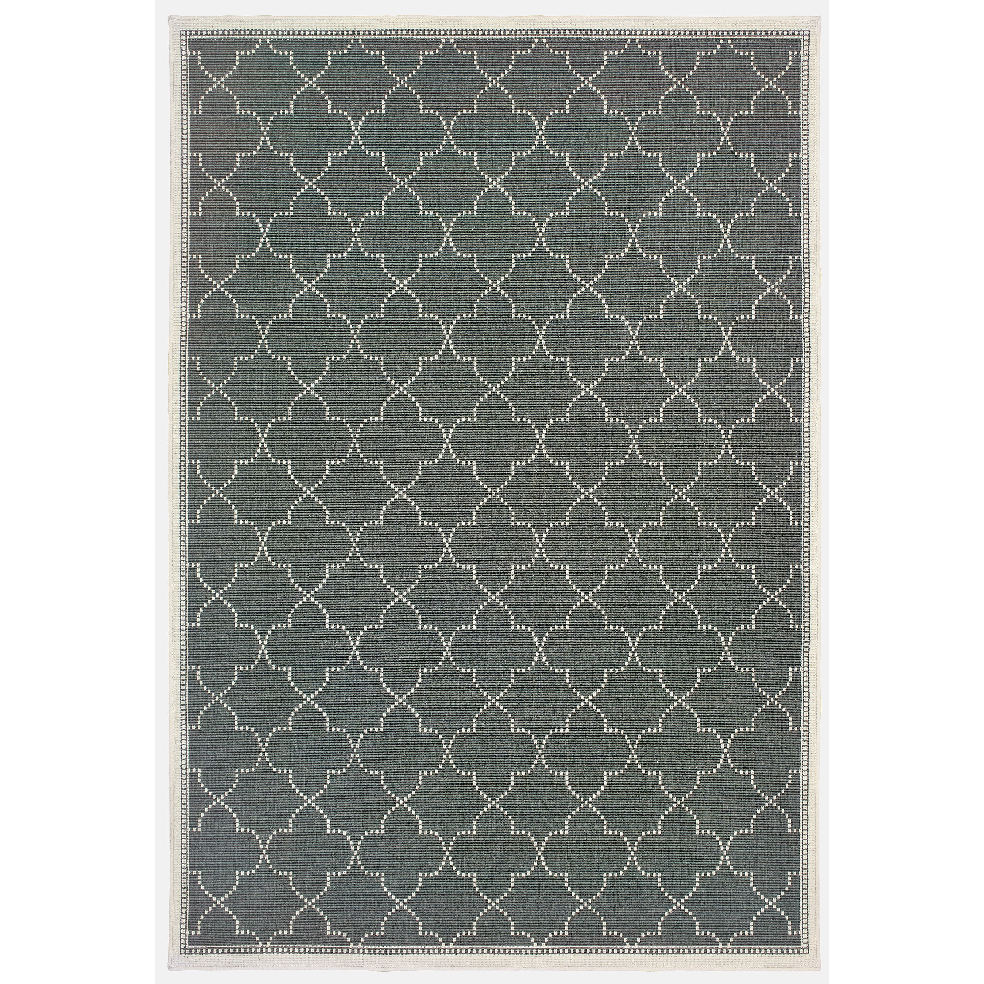 Avalon Home Mackinaw Scallop Lattice Indoor/Outdoor Area Rug