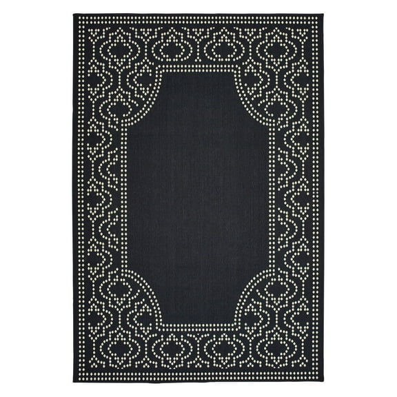 Avalon Home Mackinaw Traditional Border Indoor/Outdoor Area Rug