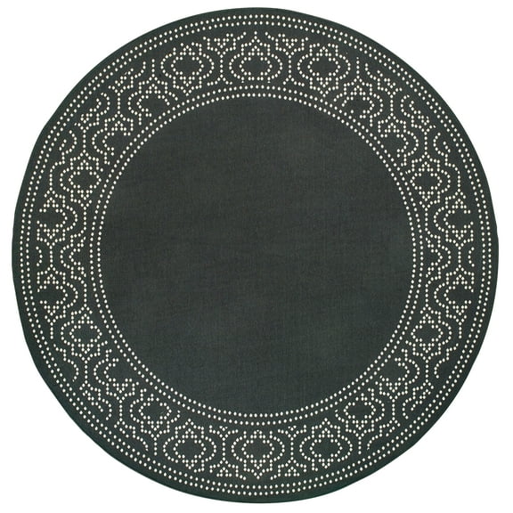Avalon Home Mackinaw Traditional Border Indoor/Outdoor Area Rug