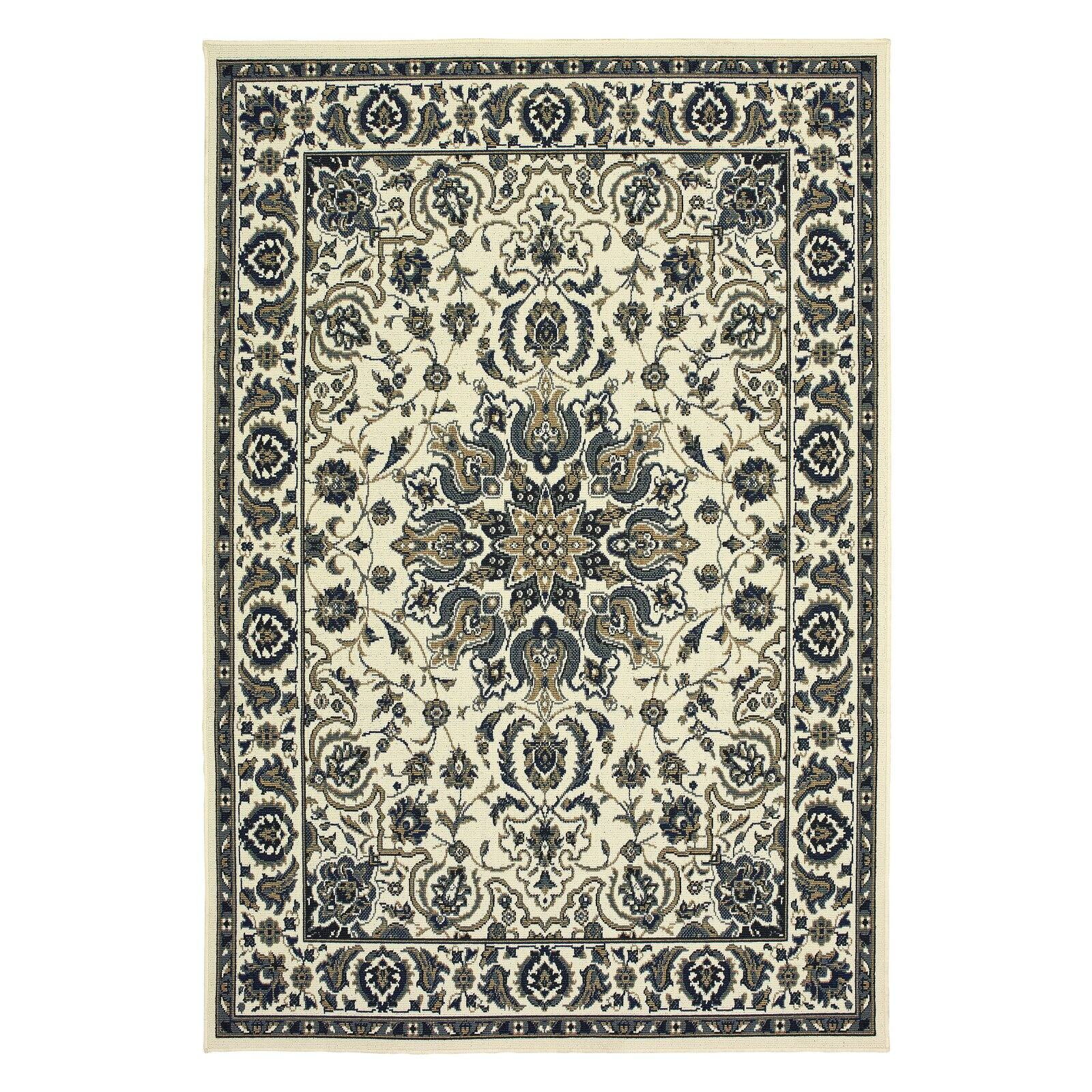 Avalon Home Mackinaw Traditional Medallion Indoor/Outdoor Area Rug