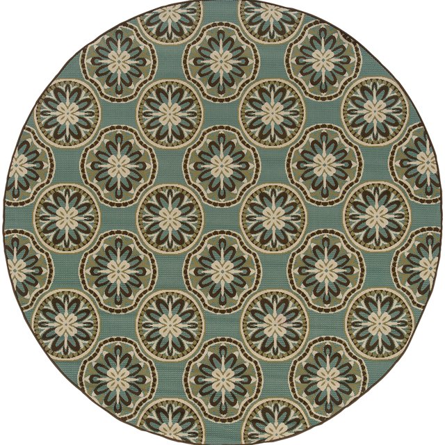 Avalon Home Malibu Floral Trellis Indoor/Outdoor Area Rug - Walmart.com