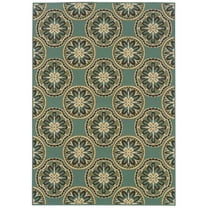 Avalon Home Malibu Floral Trellis Indoor/Outdoor Area Rug