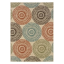 Avalon Home Malibu Medallions Indoor/Outdoor Area Rug