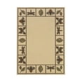 thumbnail image 1 of Avalon Home Malibu Nature Border Indoor/Outdoor Area Rug, 1 of 1
