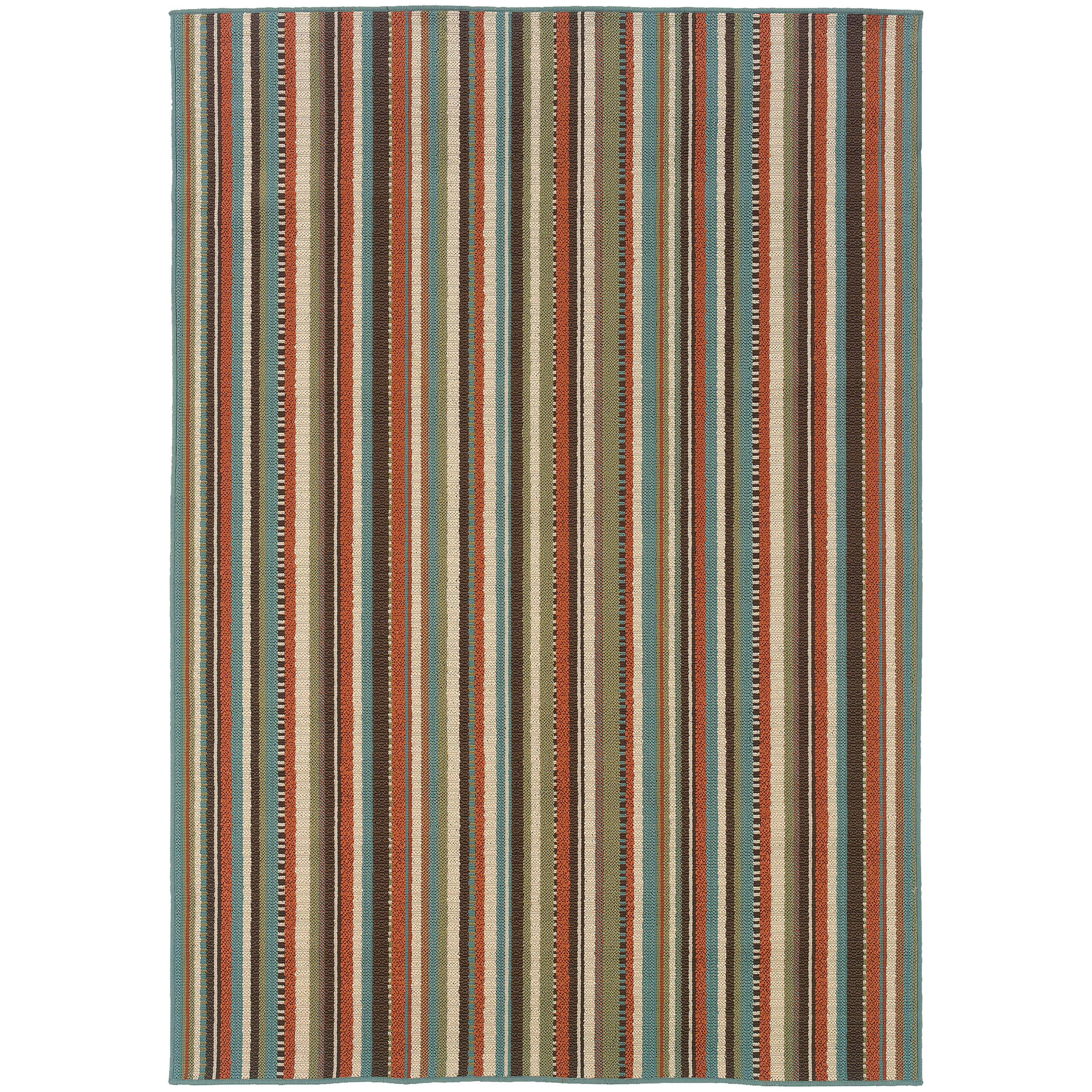 Avalon Home Malibu Vertical Stripes Indoor/Outdoor Area Rug
