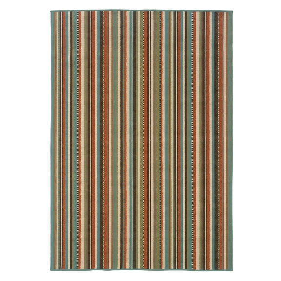 Avalon Home Malibu Verticle Stripes Indoor/Outdoor Area Rug