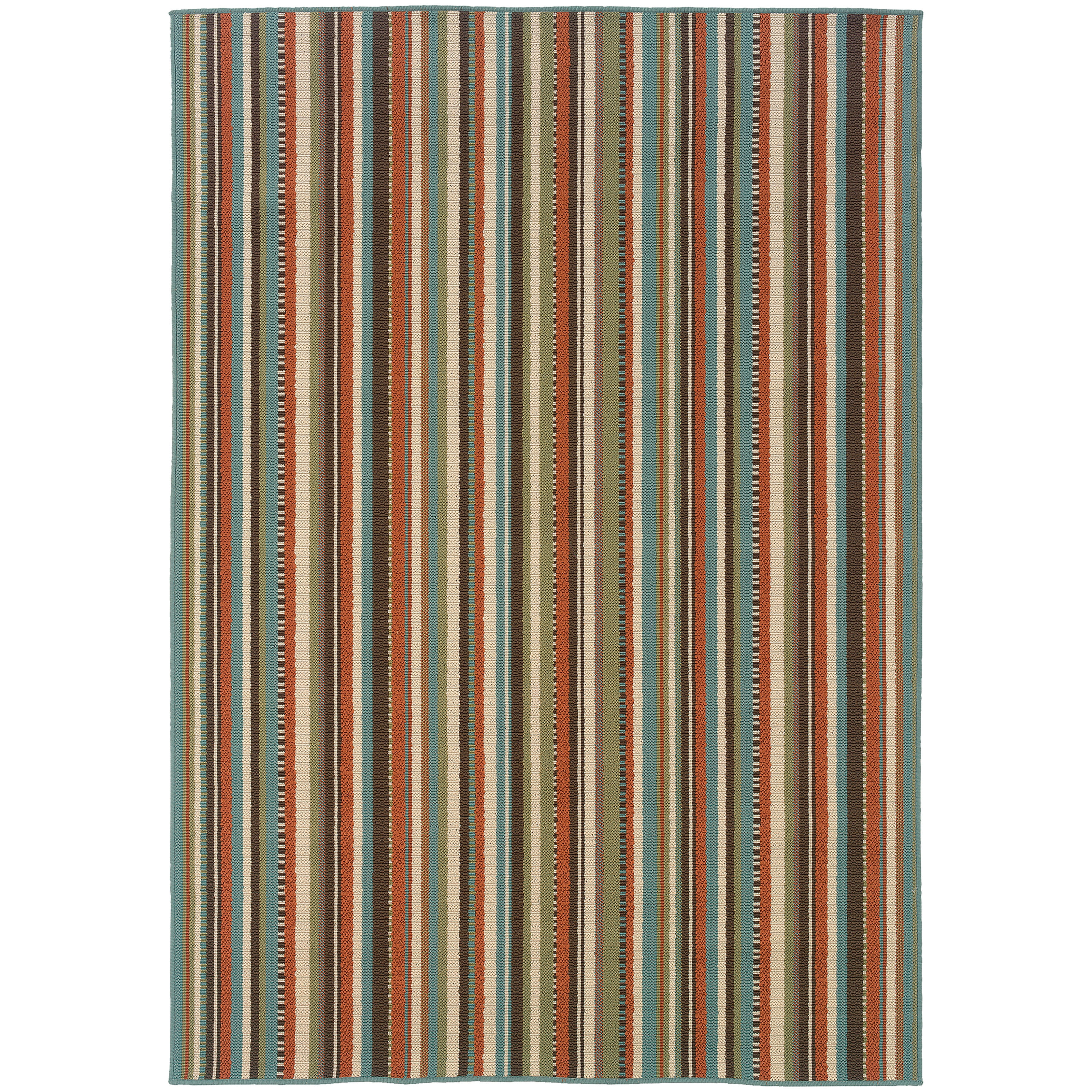 Avalon Home Malibu Verticle Stripes Indoor/Outdoor Area Rug