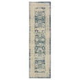 thumbnail image 1 of Avalon Home Penelope Distressed Traditional Runner Rug, Blue, 1 of 2