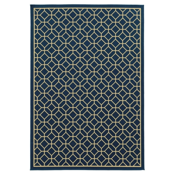 Avalon Home Roanoke Geo Tile Indoor/Outdoor Area Rug
