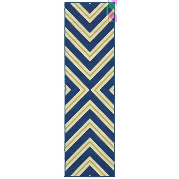 Avalon Home Roanoke Geometric Indoor/Outdoor Area Rug
