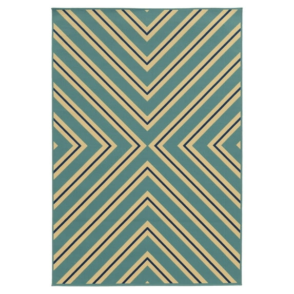 Avalon Home Roanoke Geometric Indoor/Outdoor Area Rug
