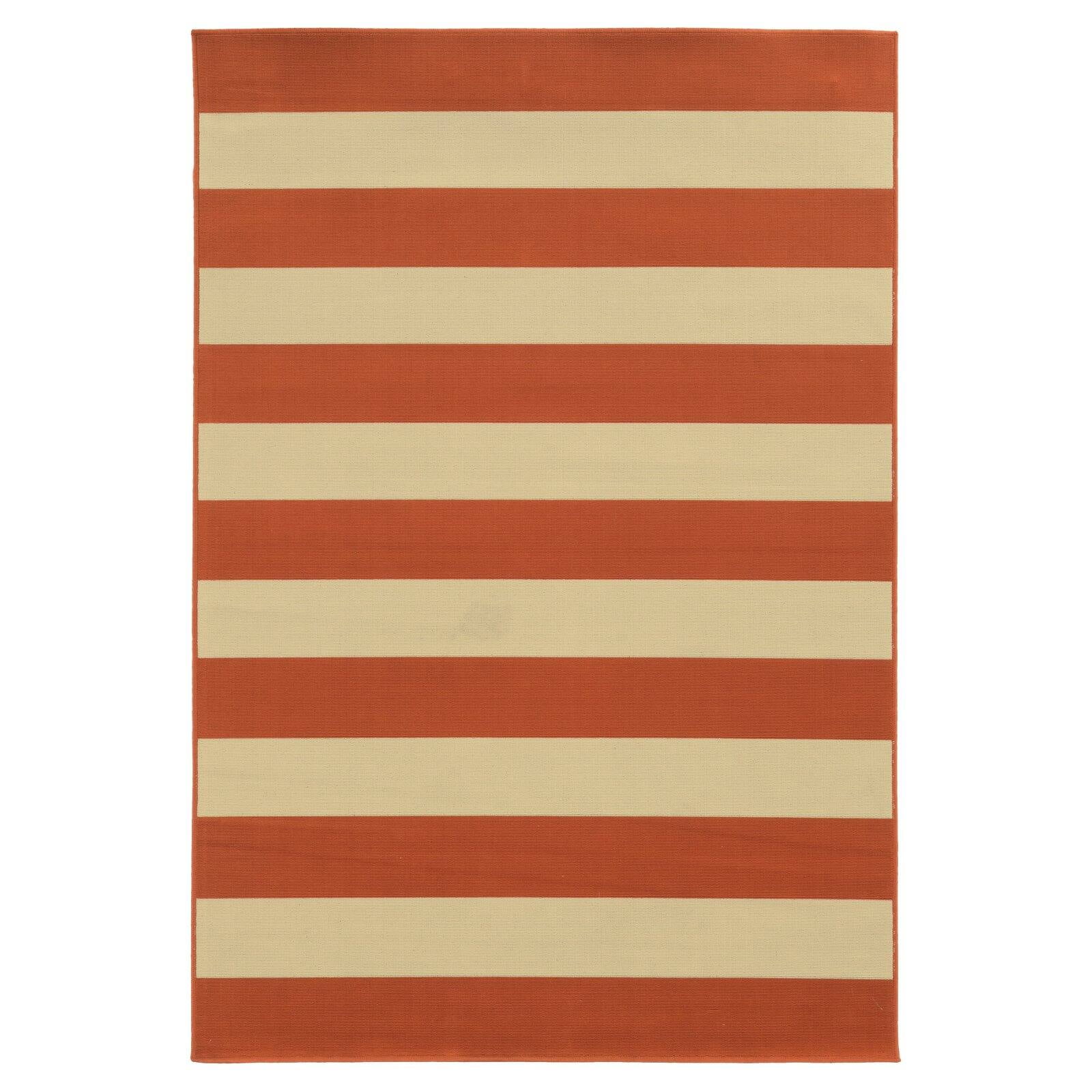 Avalon Home Roanoke Nautical Stripe Indoor/Outdoor Area Rug