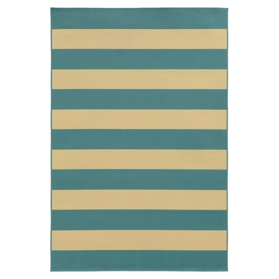 Avalon Home Roanoke Nautical Stripe Indoor/Outdoor Area Rug