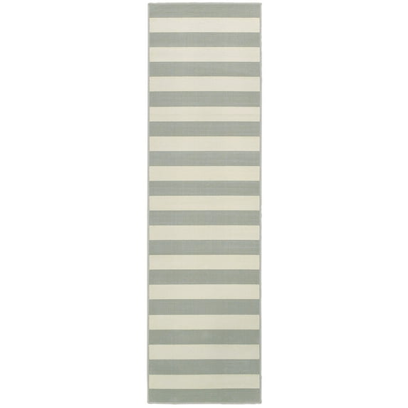Avalon Home Roanoke Nautical Stripe Indoor/Outdoor Area Rug