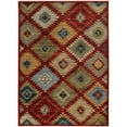 thumbnail image 1 of Avalon Home Sadie Southwestern Transitional Area Rug, Red, 1 of 4